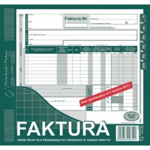 Druk MiP Faktura Brutto 2/3 A4/80